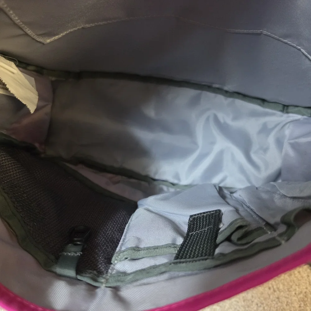 Patagonia Mini Mass Messenger Bag Purple Reflective Adjustable Strap